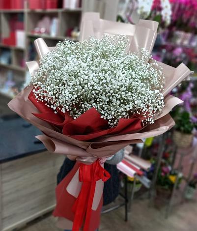 Букет цветов из: Гипсофила в Заболотье