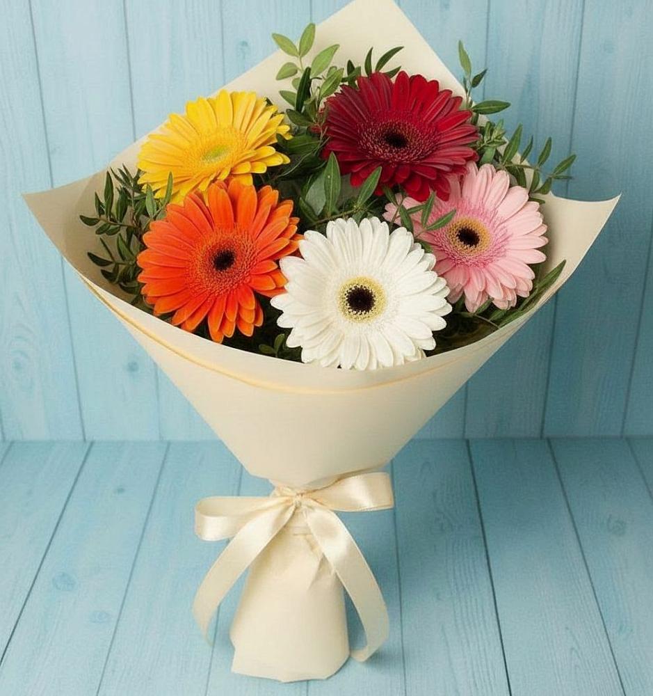 Букет цветов из: Герберы в Заболотье