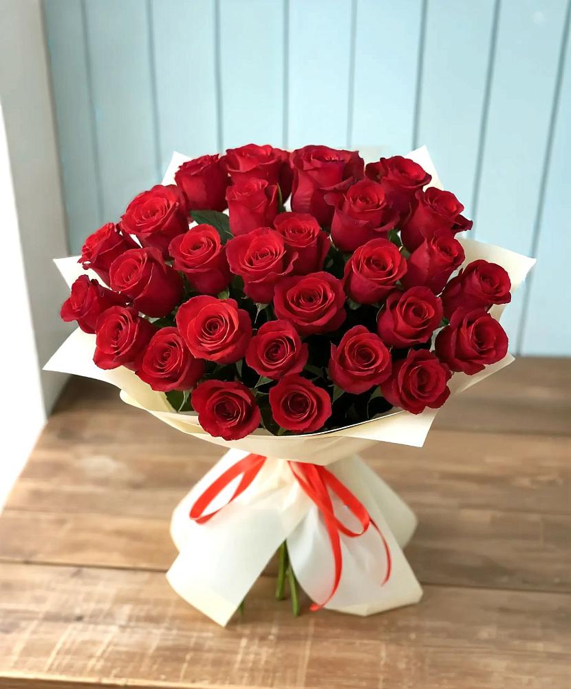 Букет 29 Красных роз в Заболотье
