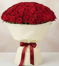 Букет 101 Красная роза Милано #REPLACE_PRED# Заболотье