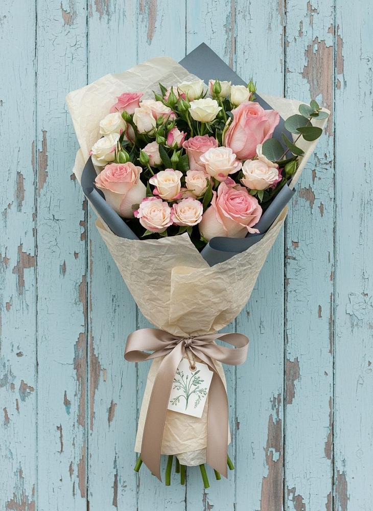 Букет цветов из: Розы в Заболотье