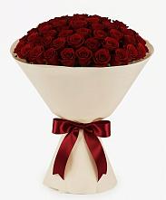 Букет 101 Бордовая роза Блэк Бакарра в Заболотье