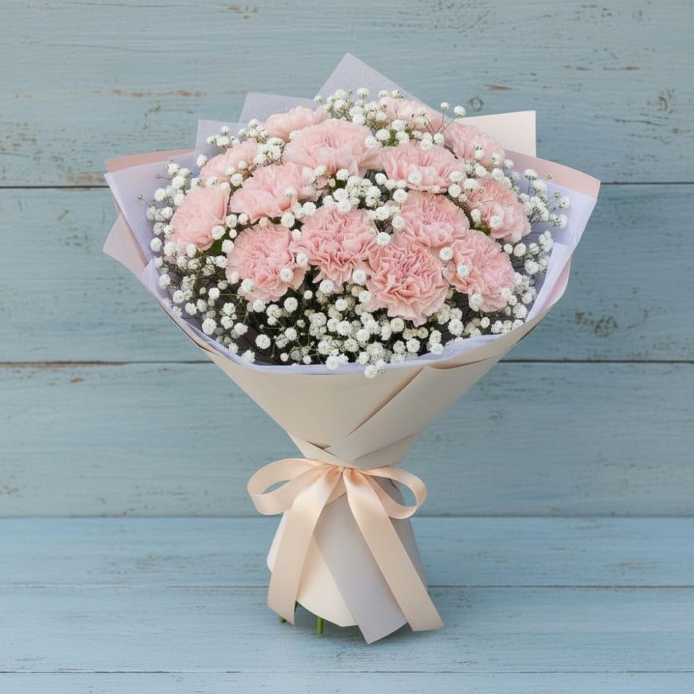 Букет цветов из: Гвоздики в Заболотье