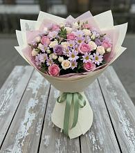 Букет цветов из:  Розы и Хризантемы #REPLACE_PRED# Заболотье
