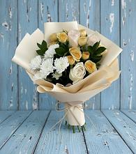 Букет цветов из:  Розы и Хризантемы в Заболотье
