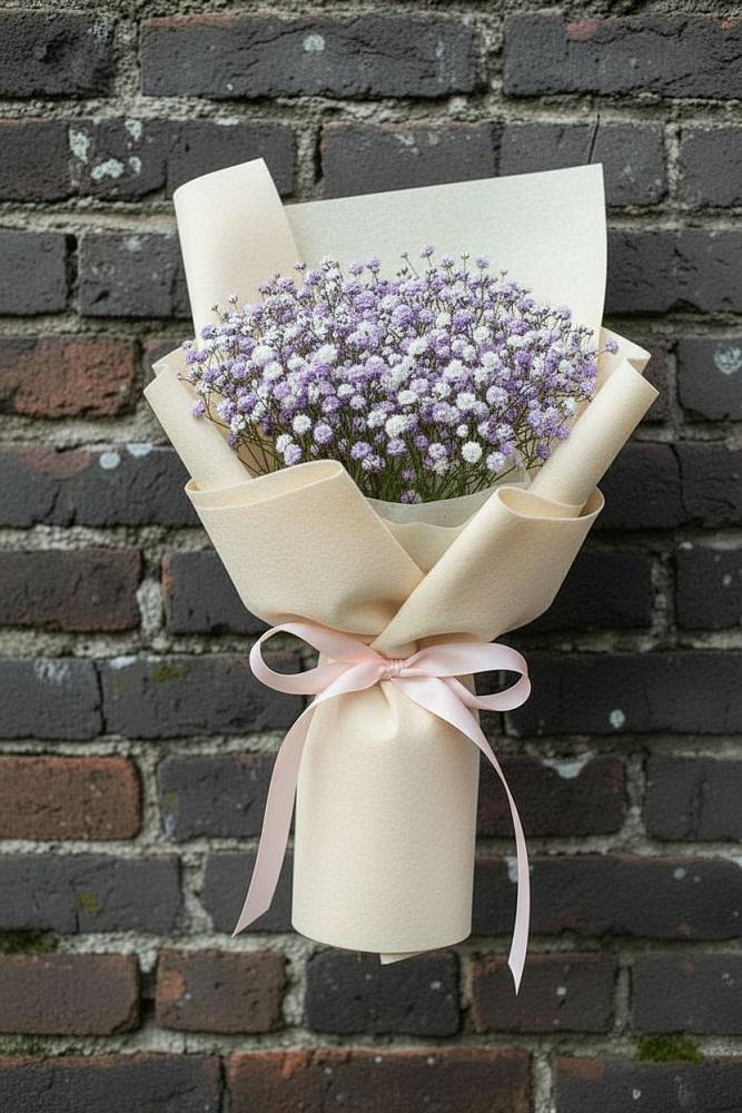 Букет цветов из: Гипсофила в Заболотье