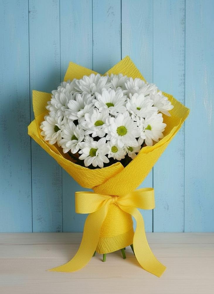 Букет цветов из: Хризантемы в Заболотье