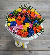 Букет цветов из:  Розы и Хризантемы в Заболотье