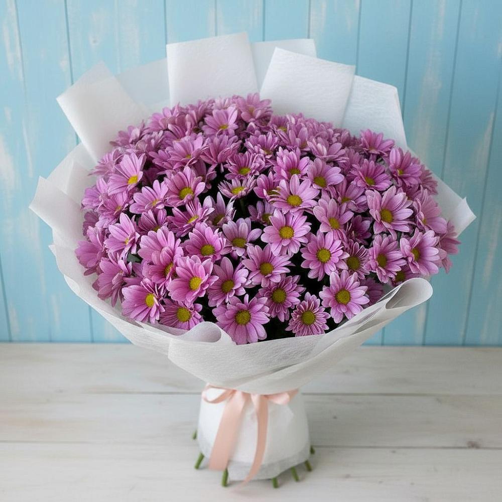 Букет цветов из: Хризантемы в Заболотье