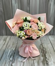 Букет цветов из:  Гвоздики, Розы и Хризантемы в Заболотье