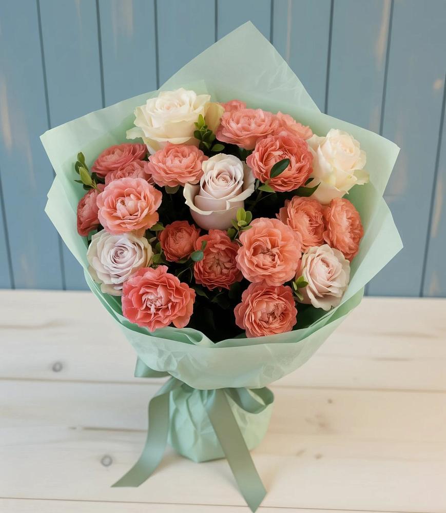 Букет цветов из: Розы в Заболотье