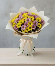 Букет цветов из:  Хризантемы в Заболотье