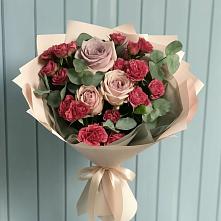 Букет цветов из:  Гвоздики и Розы в Заболотье