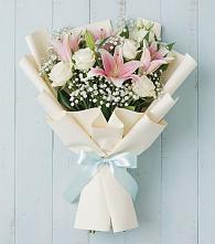 Букет цветов из:  Лилии в Заболотье