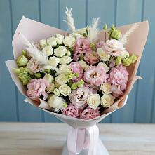 Букет цветов из:  Альстромерии и Розы в Заболотье